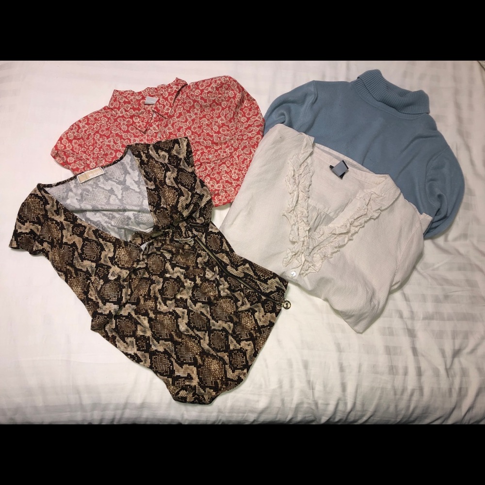 Ladies Lot Of 4 Large Tops  All For $12